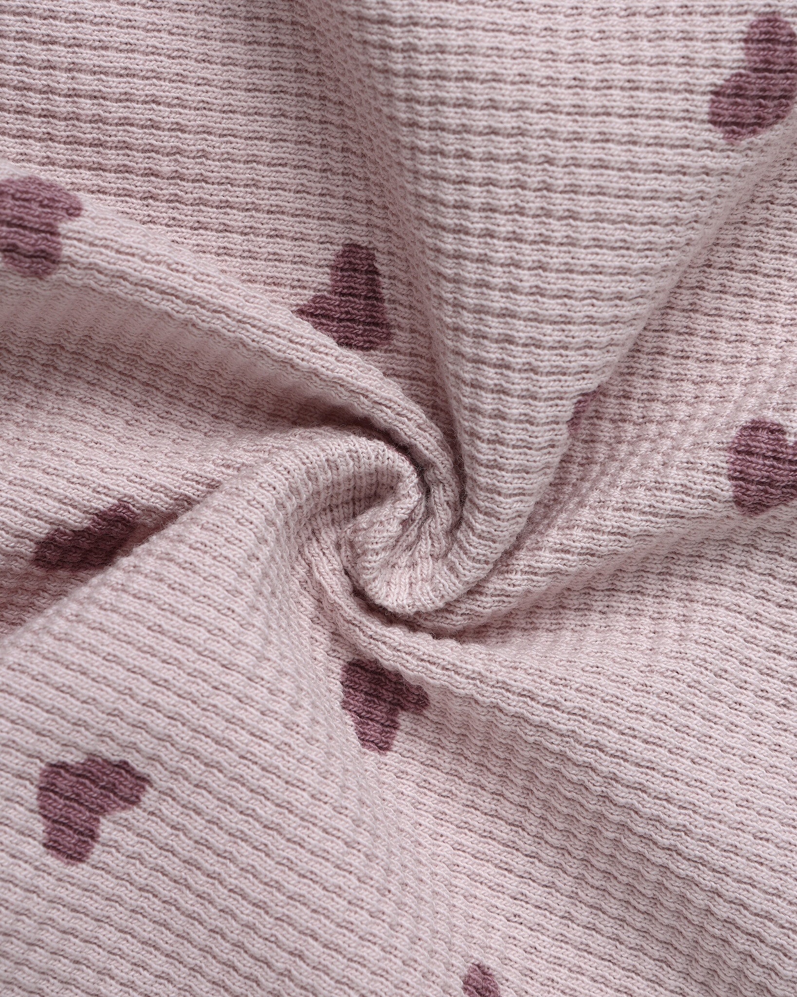 Quincy Mae Quincy Mae Hearts Waffle Slouch Set