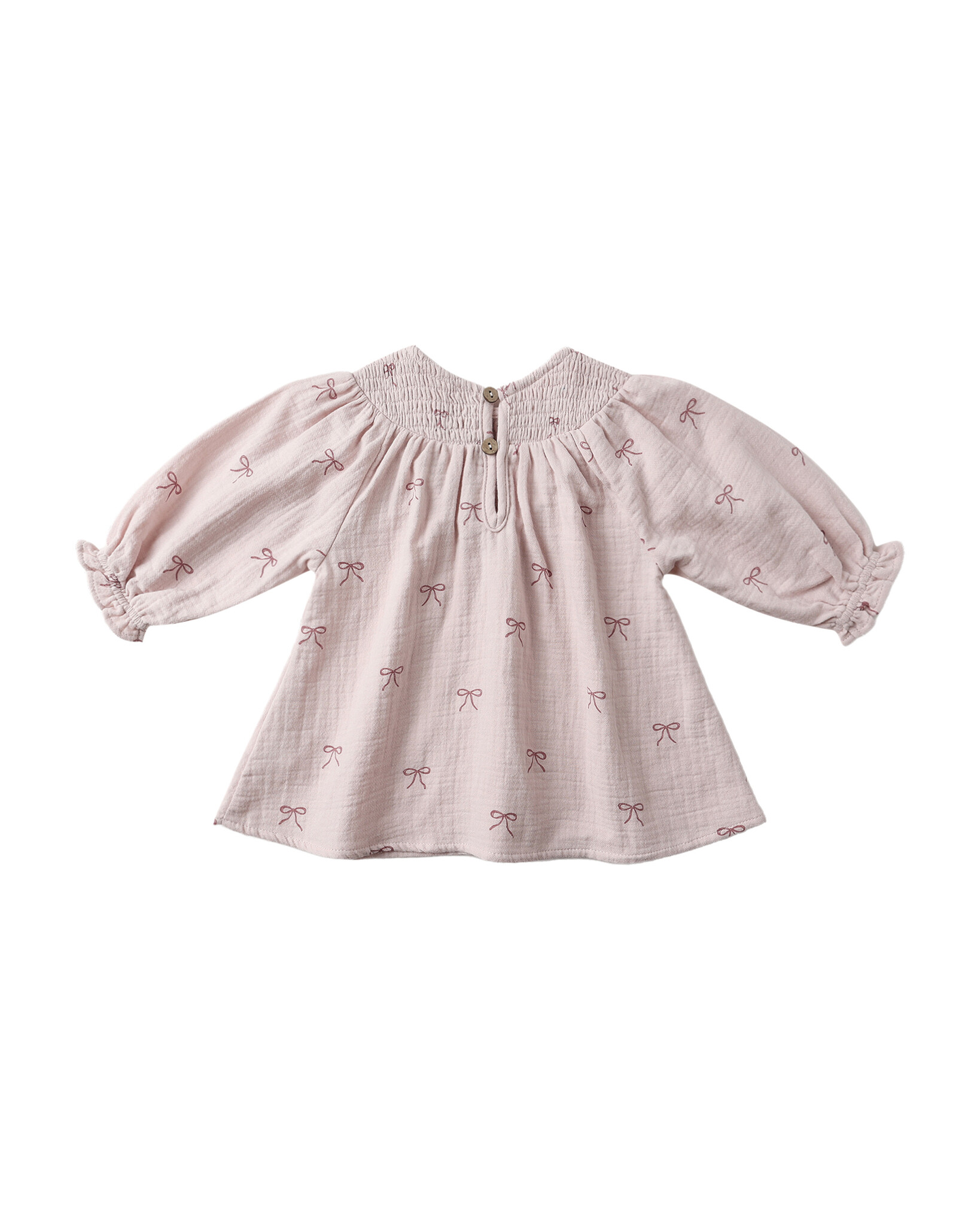 Quincy Mae Quincy Mae Bows Smocked Dress