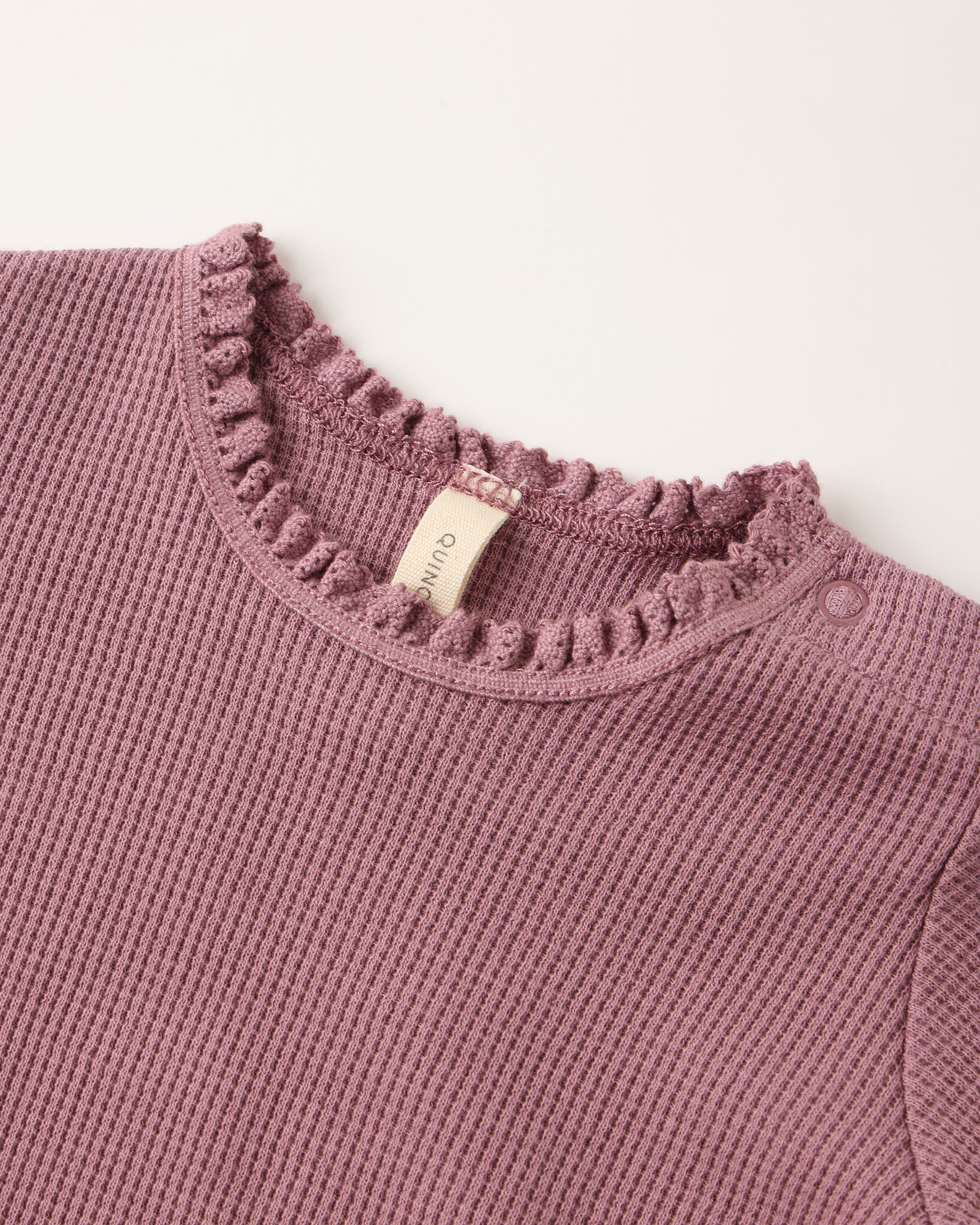 Quincy Mae Quincy Mae Waffle Long Sleeve Bodysuit