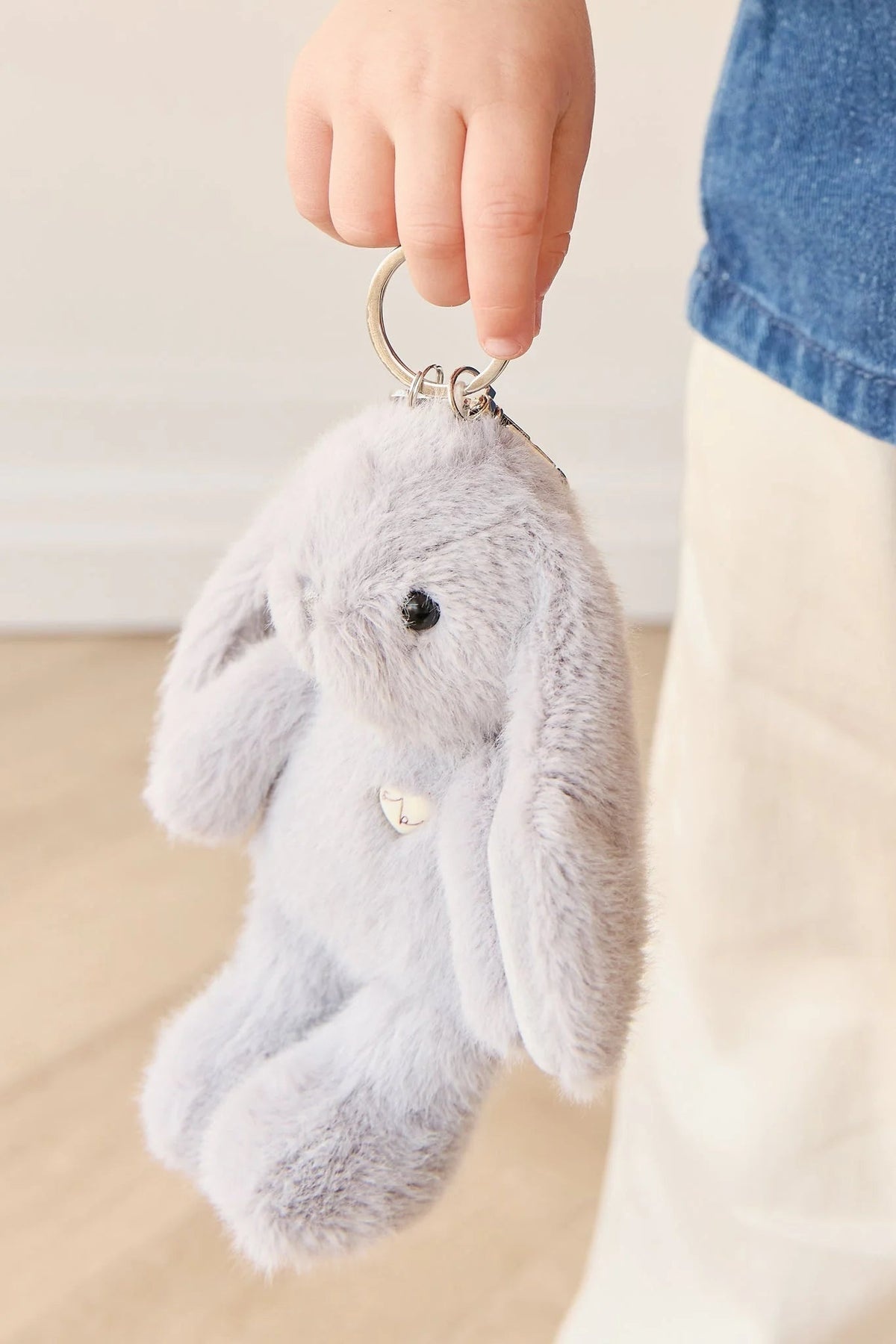 Jamie Kay Jamie Kay Snuggle Bunnies - Penelope Keyring - Silver