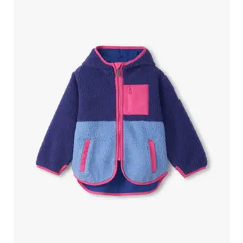 Hatley Hatley Faux Sherpa Colorblock Jacket