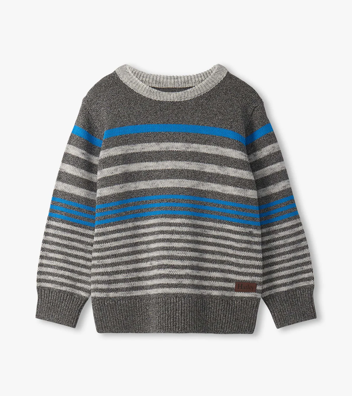 Hatley Hatley Speckle Stripe Crew Neck Sweater