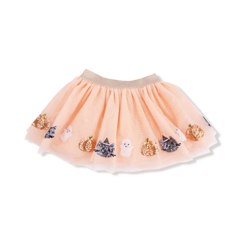 Angel Dear Angel Dear Orange Cat & Ghost Tutu Skirt