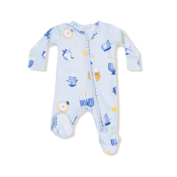 Angel Dear Angel Dear Hanukkah 2 Way Zipper Footie