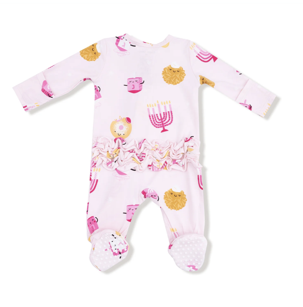 Angel Dear Angel Dear Hanukkah 2 Way Zipper Footie