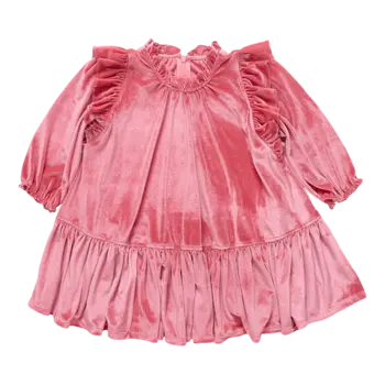 Pink Chicken Pink Chicken Velour Harper Dress