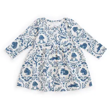 Winter Water Factory Winter Water Factory Lausanne Baby Dress - Animal Tapestry