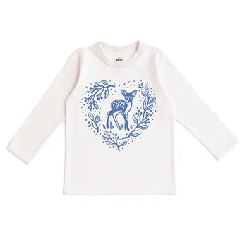 Winter Water Factory Winter Water Factory Long-Sleeve Graphic Tee - Fawn