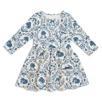 Winter Water Factory Winter Water Factory Calgary Dress - Animal Tapestry