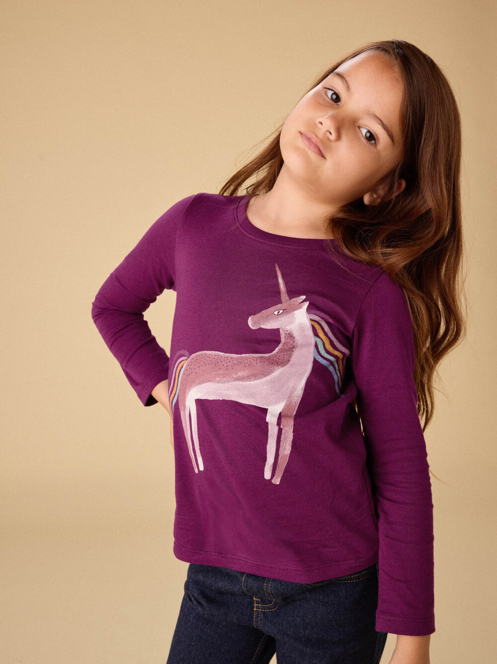 Tea Collection Tea Rainbow Unicorn Tee