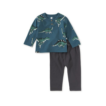 Tea Collection Tea Henley Baby Set