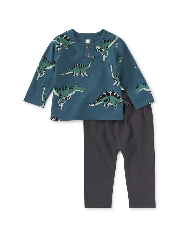 Tea Collection Tea Henley Baby Set