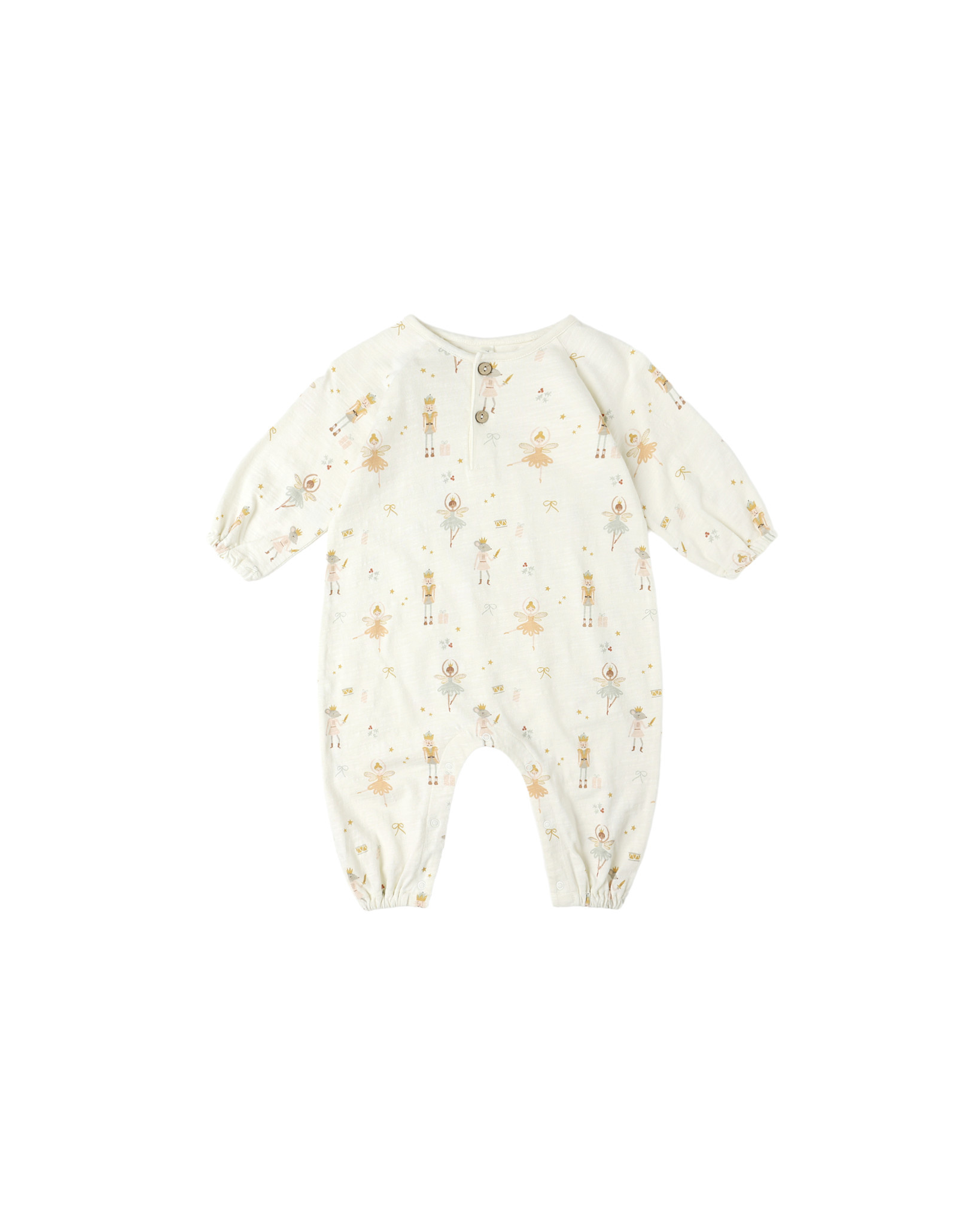 Rylee and Cru Rylee & Cru Nutcracker Henley Jumpsuit