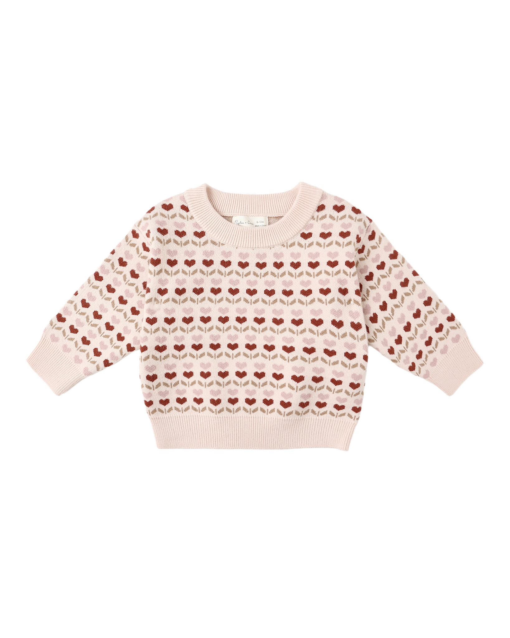 Rylee and Cru Rylee & Cru Ruby Hearts Shiloh Sweater