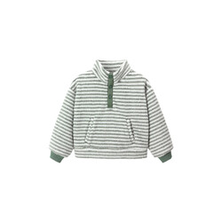 Rylee and Cru Rylee & Cru Evergreen Stripe Snap Pullover