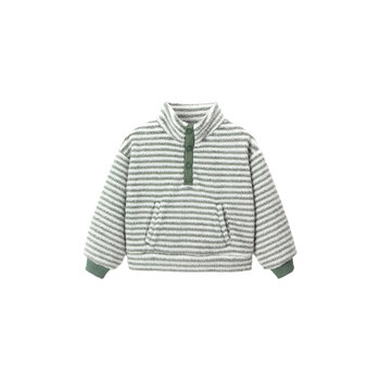 Rylee and Cru Rylee & Cru Evergreen Stripe Snap Pullover