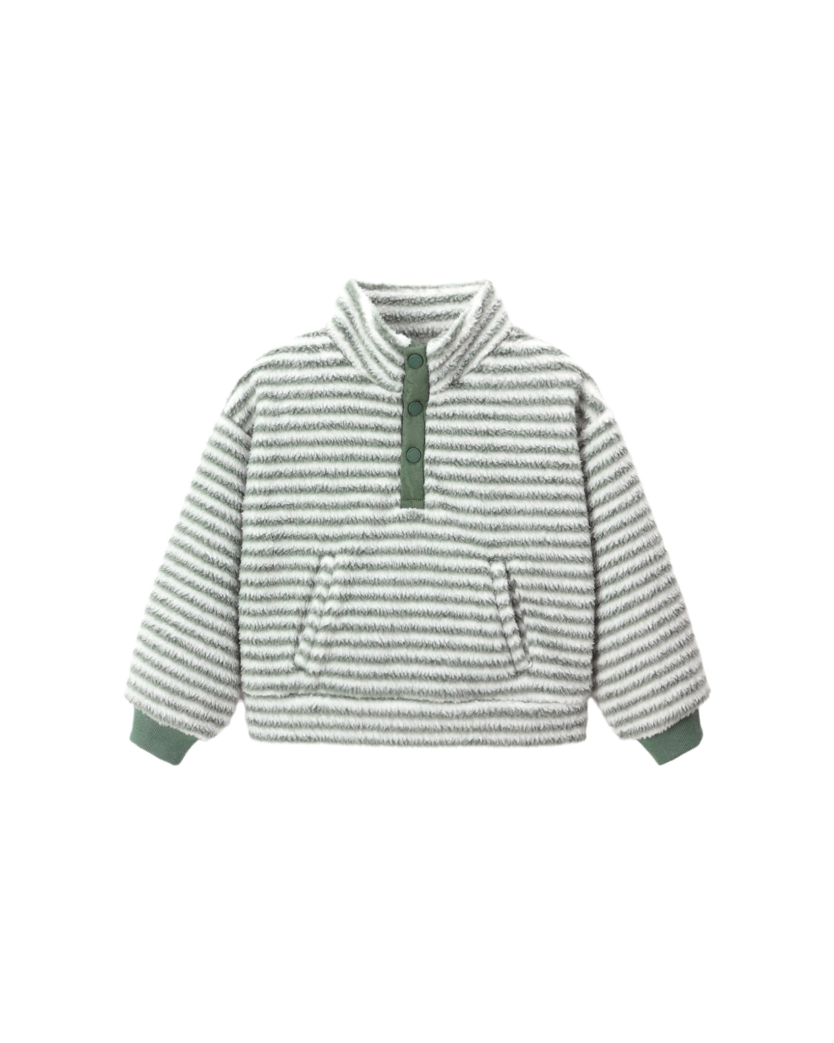 Rylee and Cru Rylee & Cru Evergreen Stripe Snap Pullover