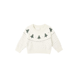 Rylee and Cru Rylee & Cru Trees Fair Isle Sweater