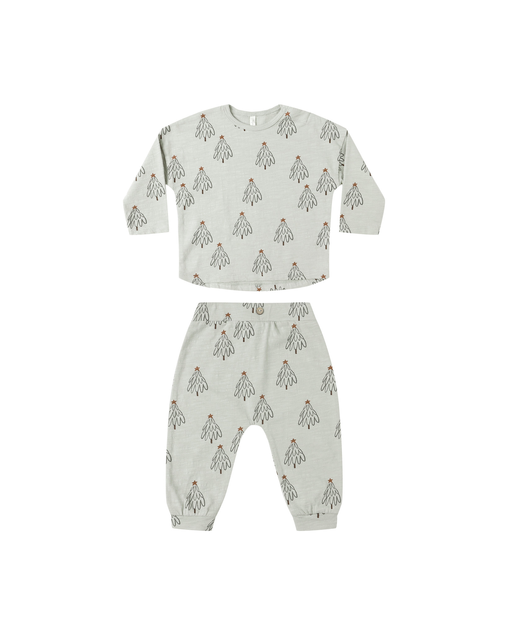 Rylee and Cru Rylee & Cru Trees Long Sleeve Tee + Pant Set