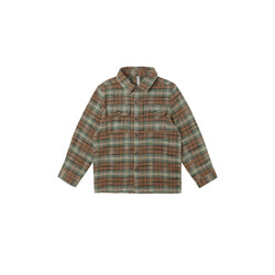 Rylee and Cru Rylee & Cru Holiday Plaid Pocketed Flannel Shirt