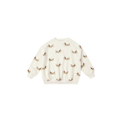 Rylee and Cru Rylee & Cru Christmas Dogs Relaxed Sweatshirt