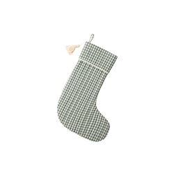 Rylee and Cru Rylee & Cru Evergreen Gingham Christmas Stocking
