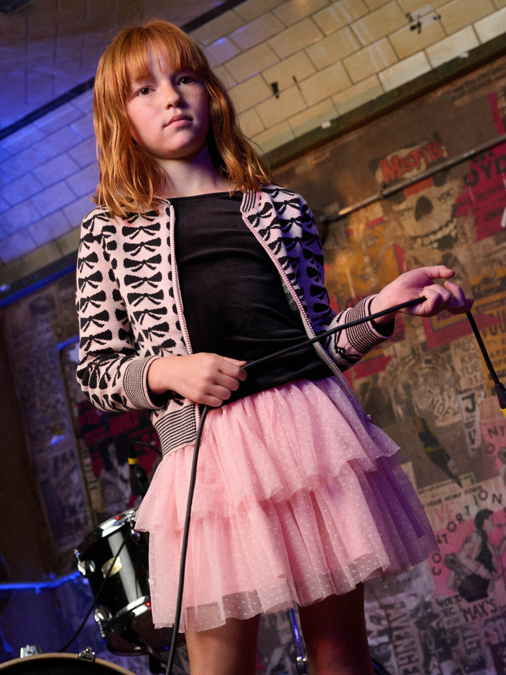 Tea Collection Tea Layered Dot Tulle Skirt