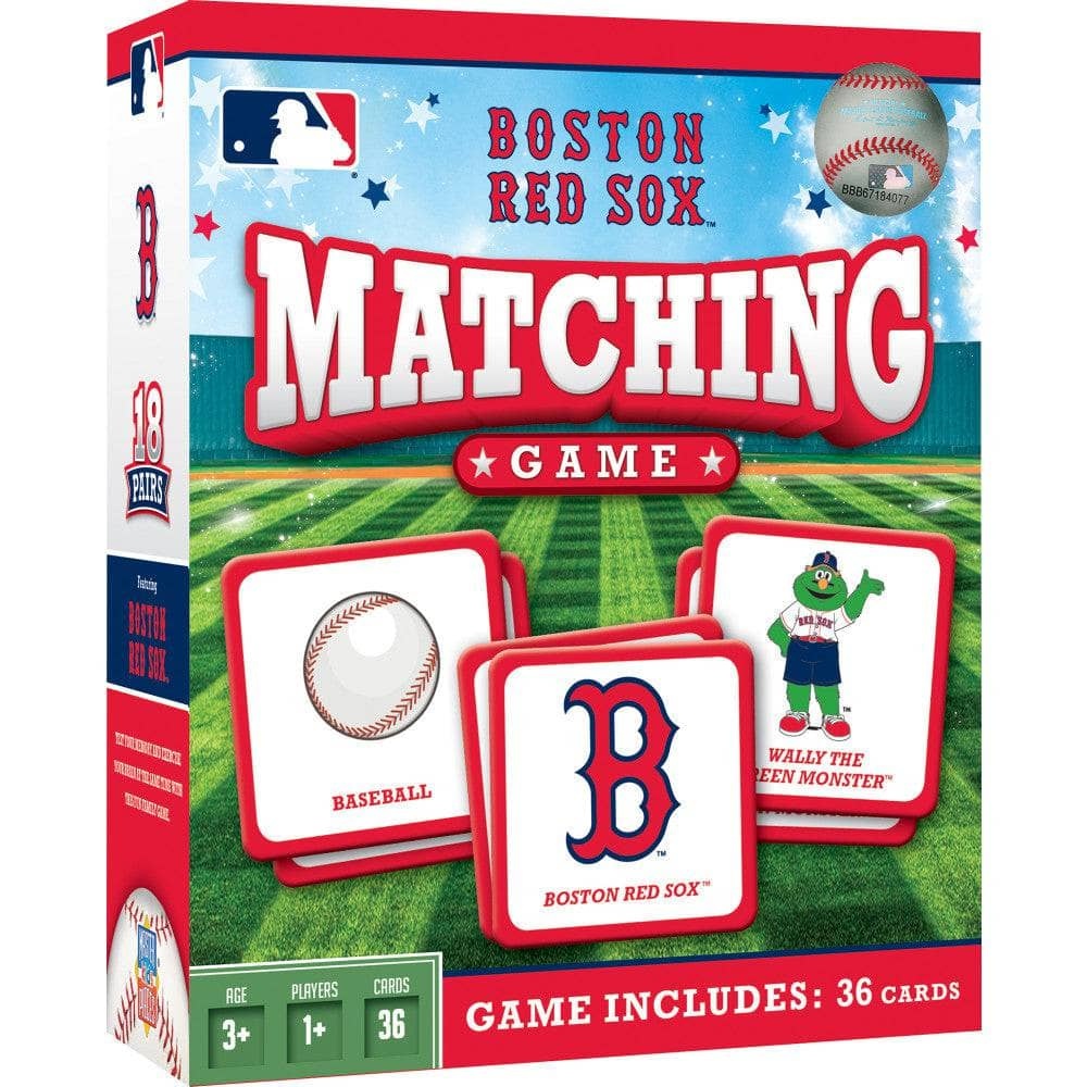 Masterpieces Puzzles Boston Red Sox Matching Game
