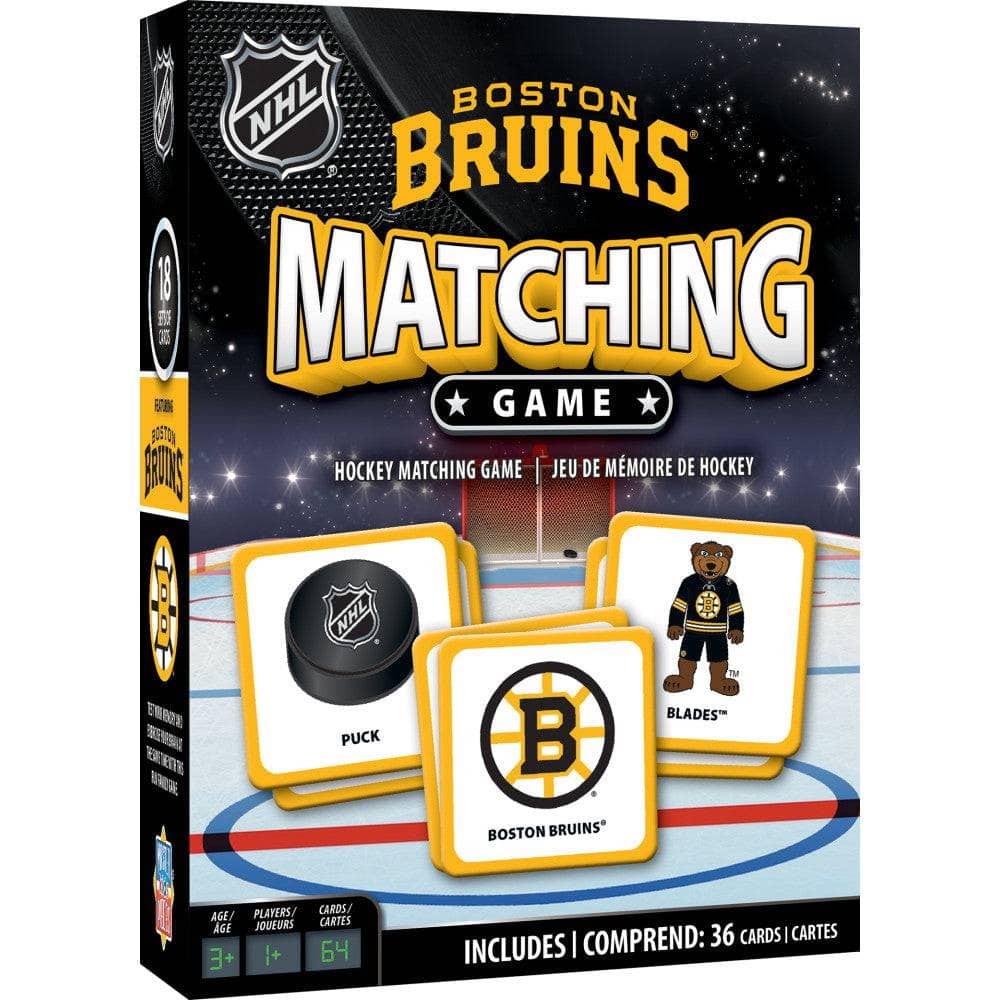 Masterpieces Puzzles Boston Bruins Matching Game
