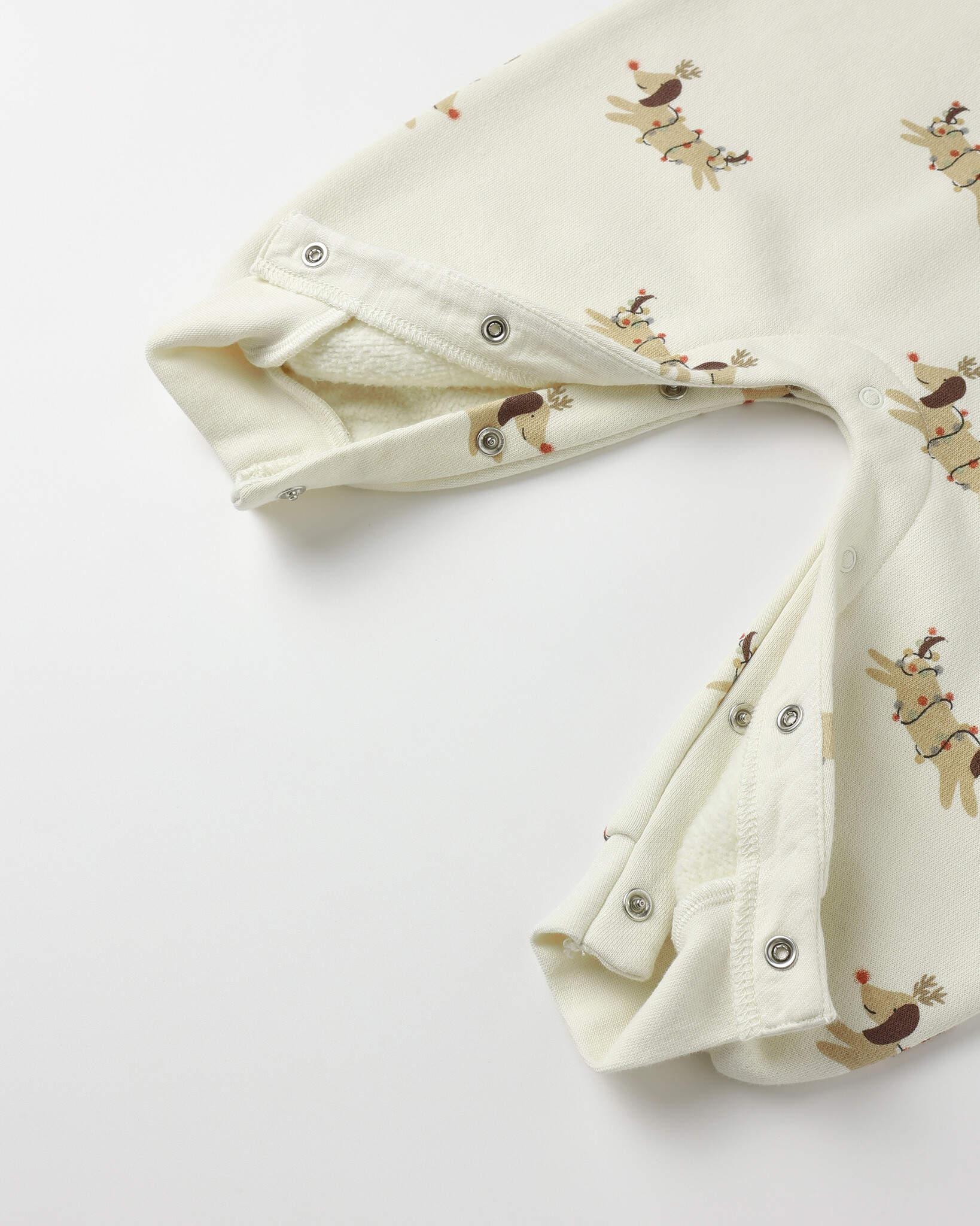 Rylee and Cru Rylee & Cru Christmas Dogs Raglan Jumpsuit