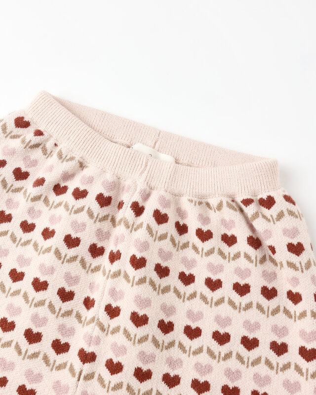 Rylee and Cru Rylee & Cru Ruby Hearts Knit Pant