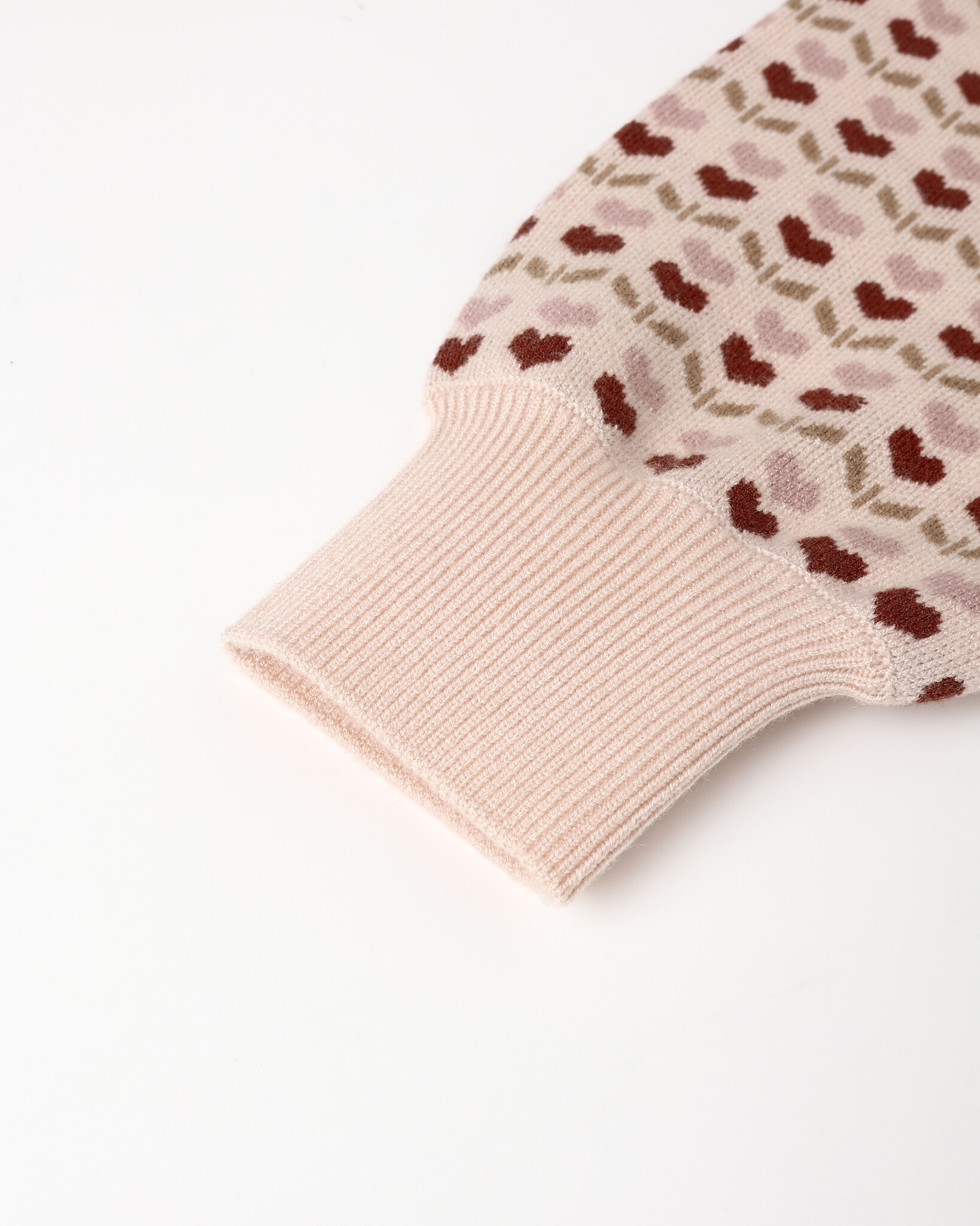 Rylee and Cru Rylee & Cru Ruby Hearts Jacquard Knit Set