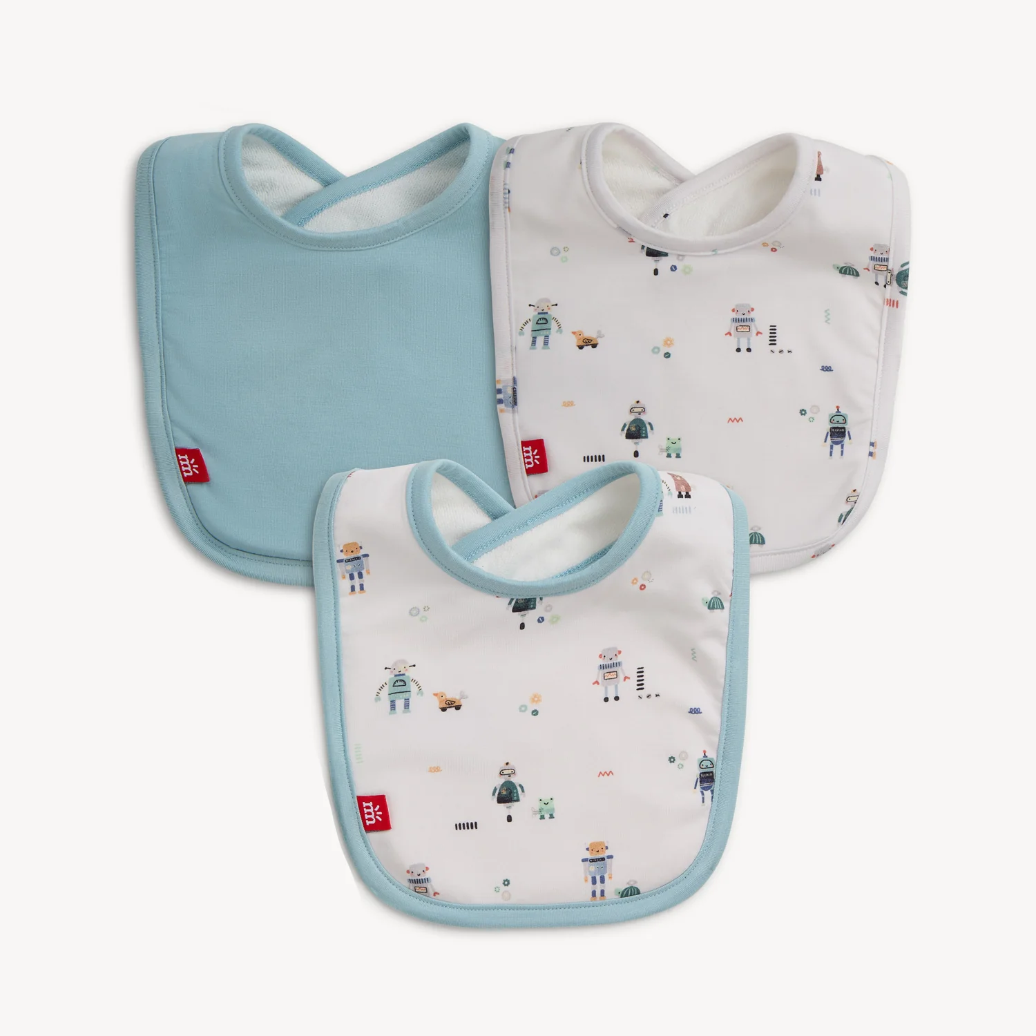 Magnetic Me Magnetic Me Love You Bot Modal Bib 3-Pack