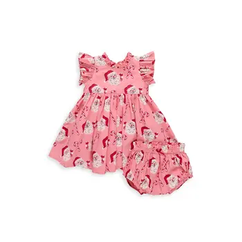 Pink Chicken Pink Chicken Jennifer Candy Cane Dress Set