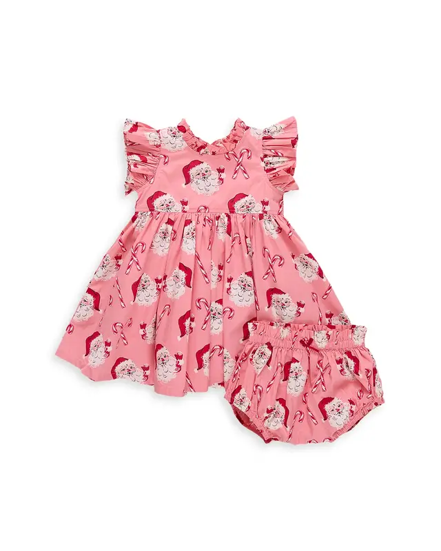 Pink Chicken Pink Chicken Jennifer Candy Cane Dress Set