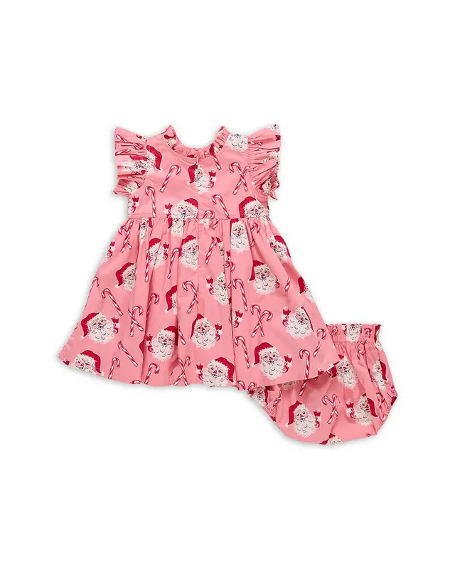 Pink Chicken Pink Chicken Jennifer Candy Cane Dress Set