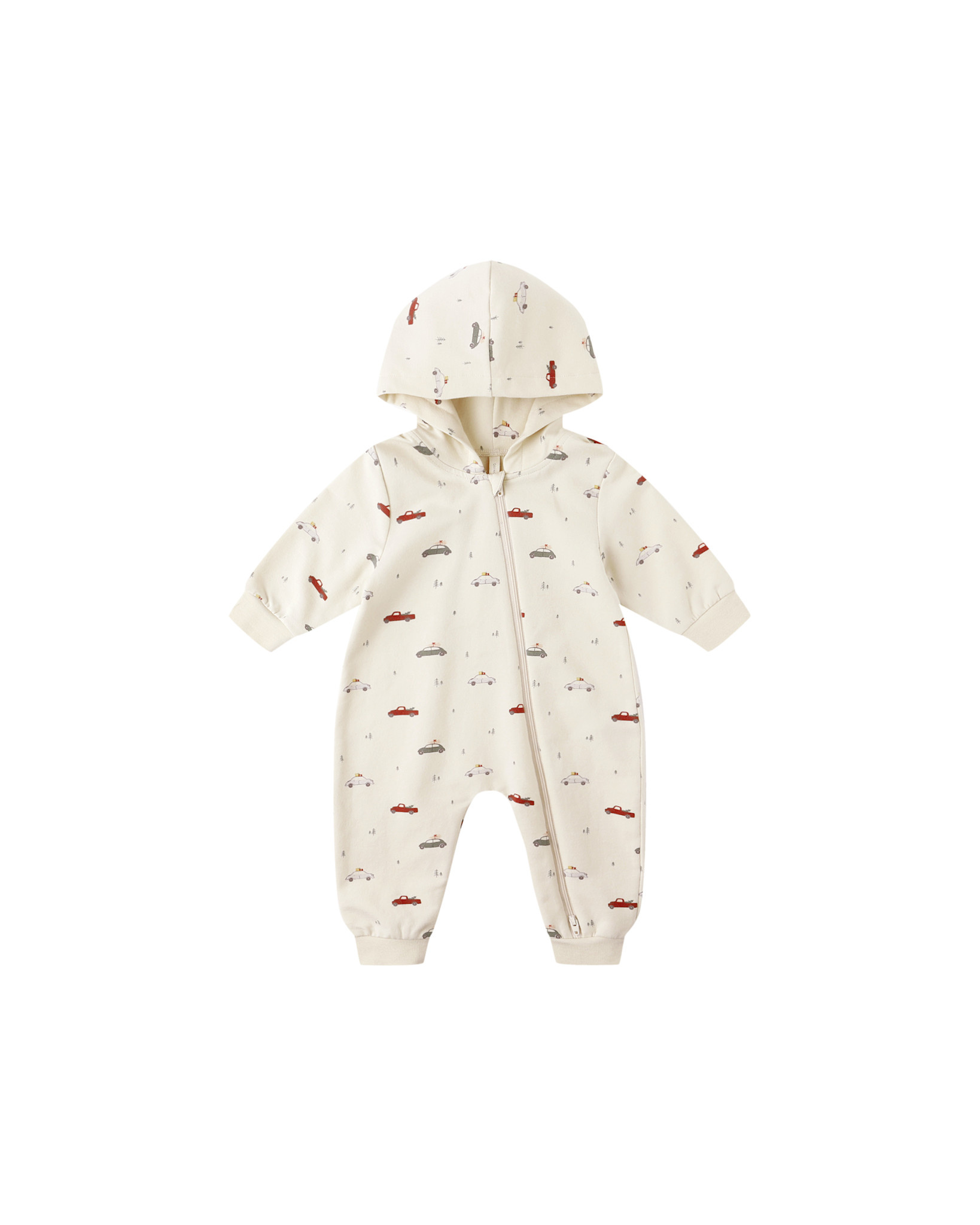 Quincy Mae Quincy Mae Cars Hooded Jumpsuit
