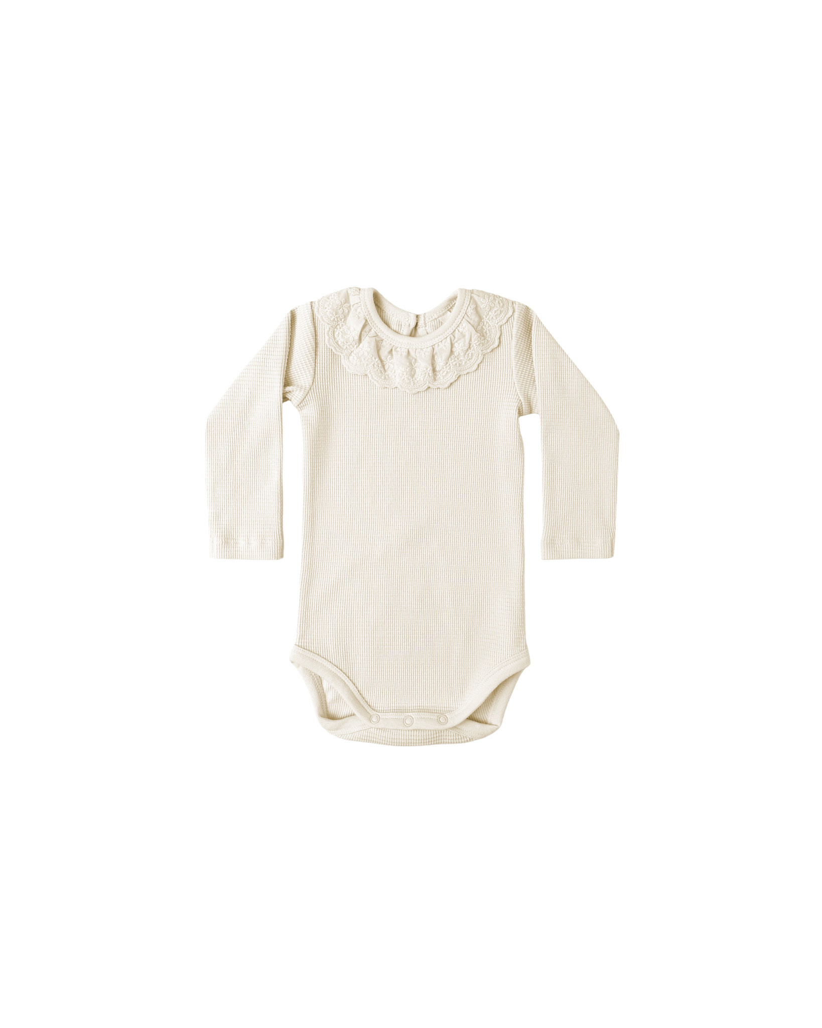 Quincy Mae Quincy Mae Ruffle Collar Bodysuit