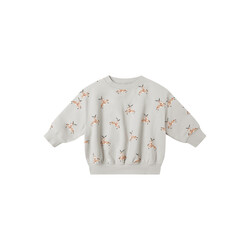 Quincy Mae Quincy Mae Reindeer Relaxed Fleece Sweatshirt