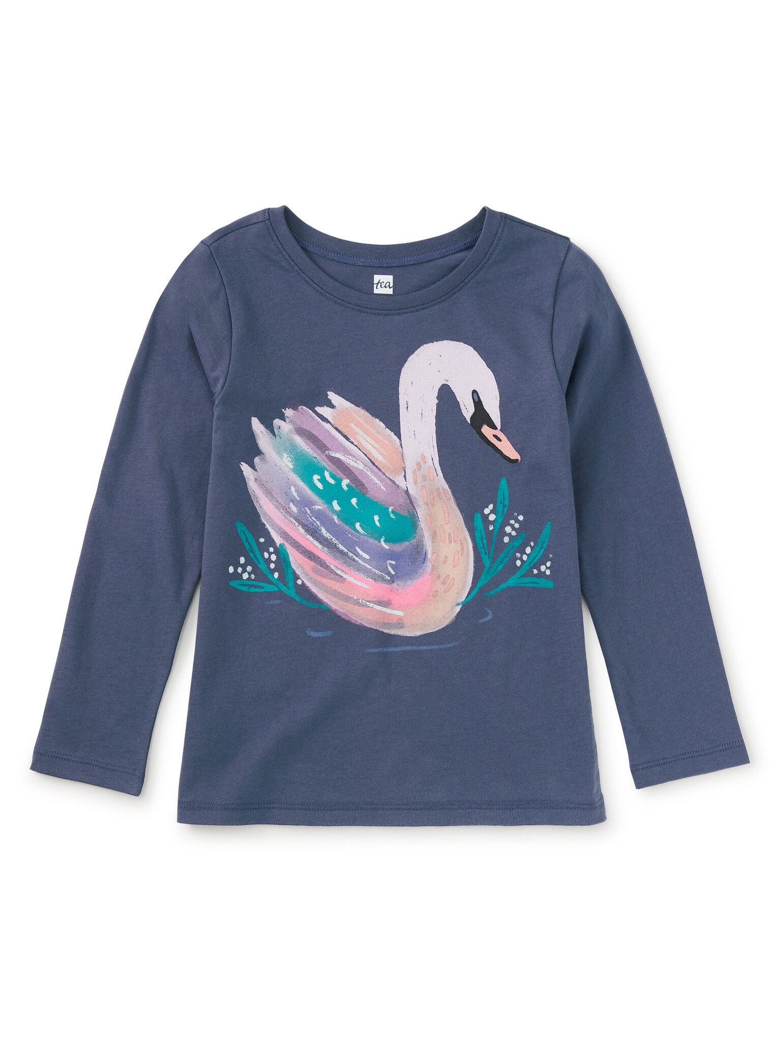 Tea Collection Tea Painted Swan Graphic Tee
