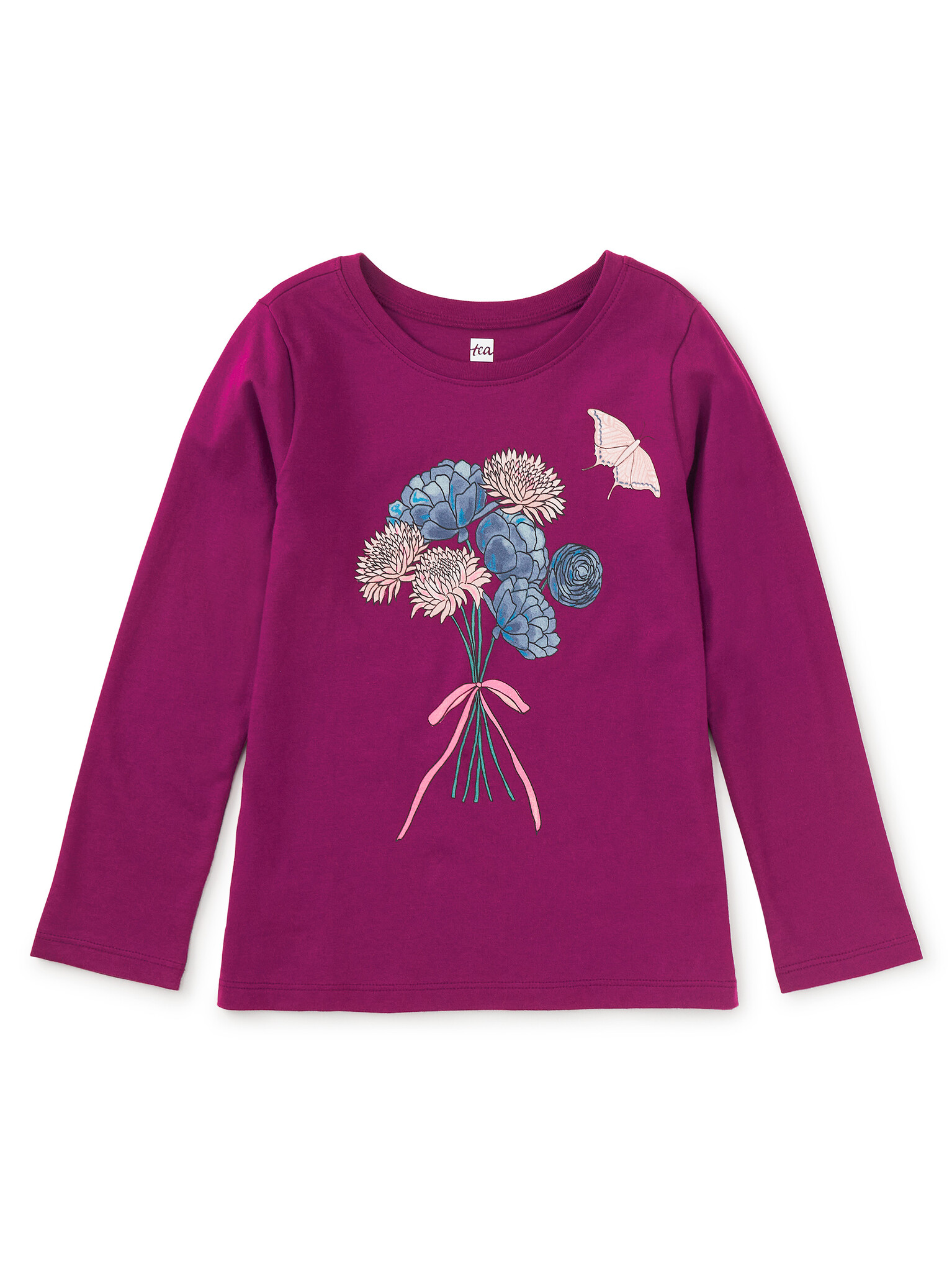 Tea Collection Tea Butterfly Bouquet Graphic Tee