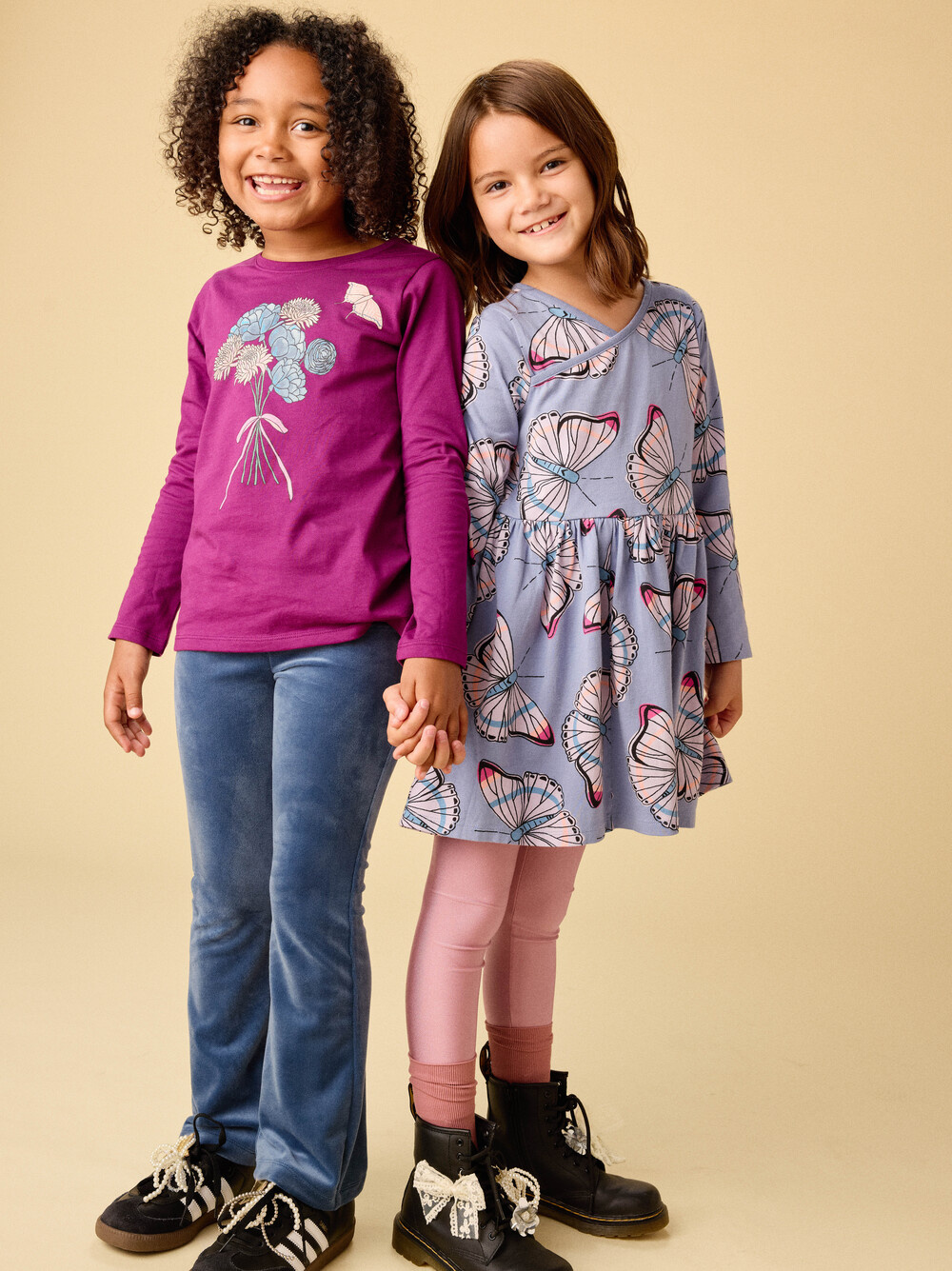 Tea Collection Tea Butterfly Bouquet Graphic Tee