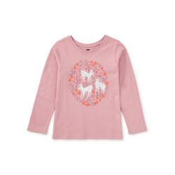 Tea Collection Tea Pearly Deer Graphic Tee
