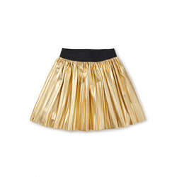 Tea Collection Tea Pleated Metallic Twirl Skirt