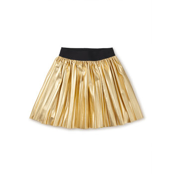 Tea Collection Tea Pleated Metallic Twirl Skirt