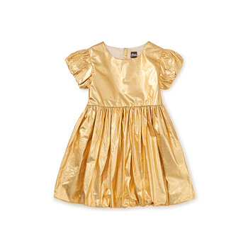 Tea Collection Tea Metallic Balloon Skirted Dress