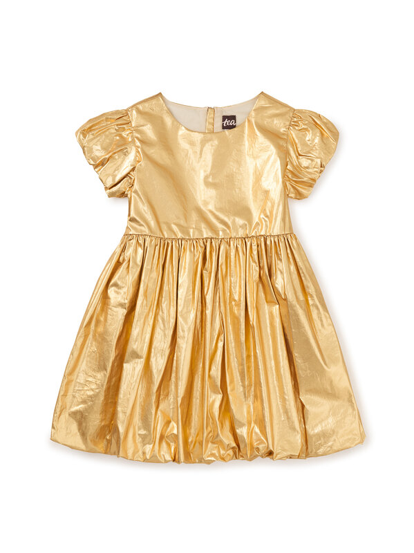 Tea Collection Tea Metallic Balloon Skirted Dress