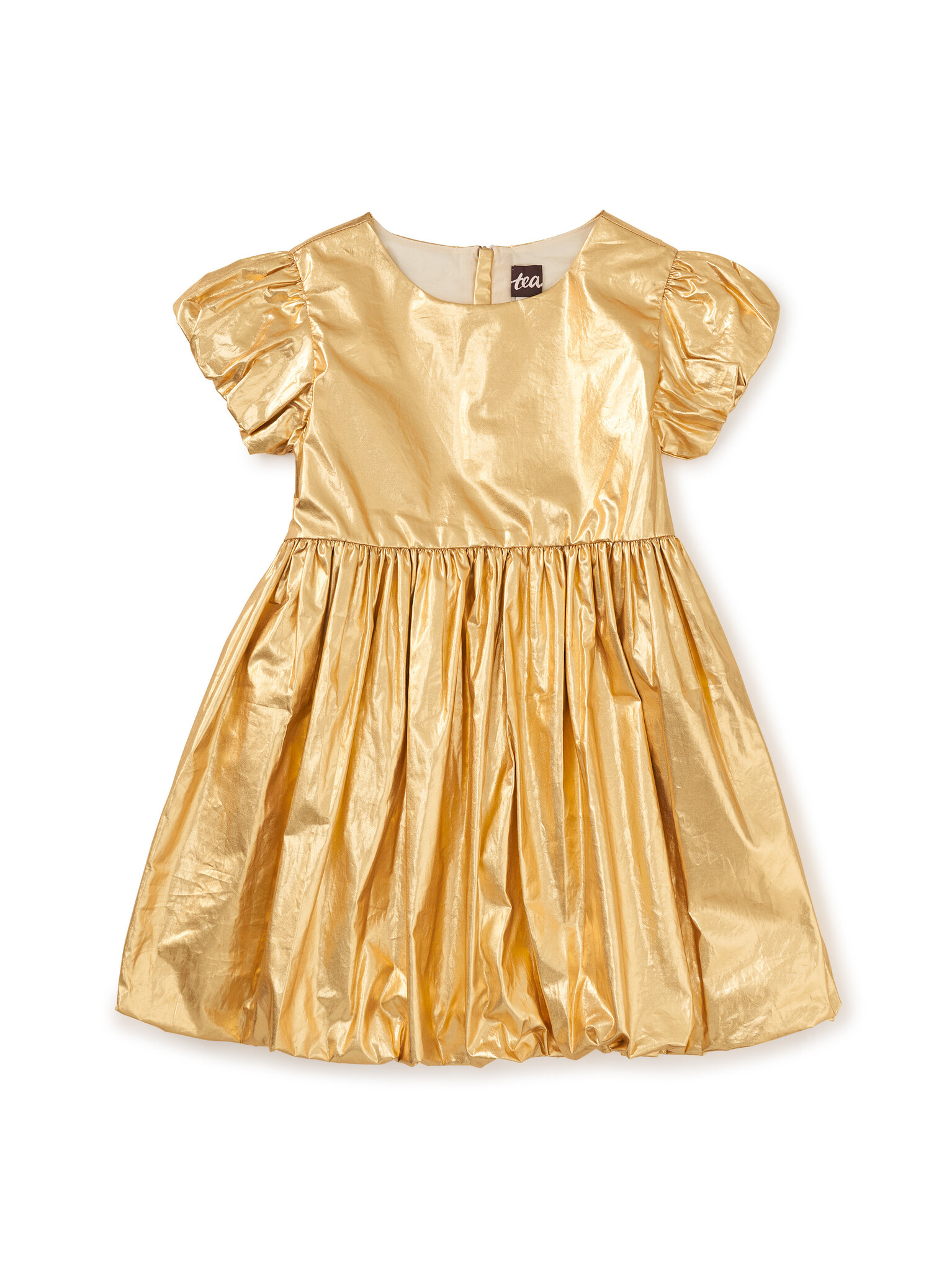 Tea Collection Tea Metallic Balloon Skirted Dress