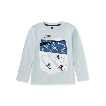 Tea Collection Tea Ski Slopes Graphic Tee