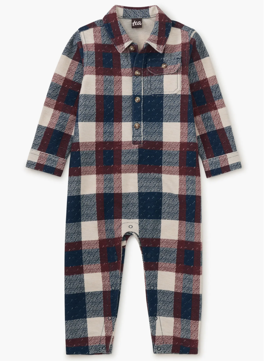 Tea Collection Tea Collared Baby Romper